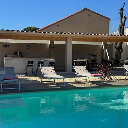 House With Pool 8 People Villa Peyriac-Minervois